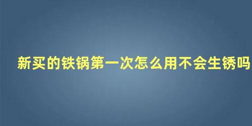 新买的铁锅第一次怎么用不会生锈吗