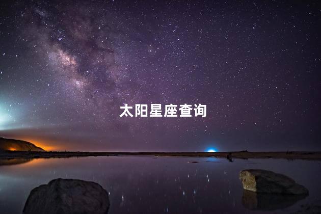 太阳星座查询