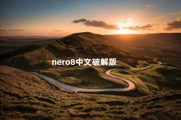 nero8中文破解版