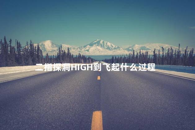 二指探洞HIGH到飞起什么过程