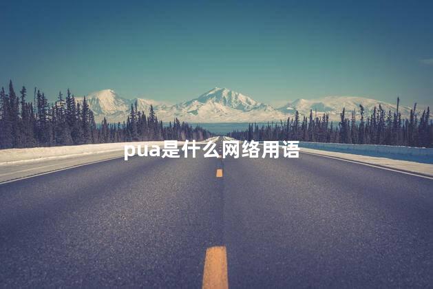 pua是什么网络用语